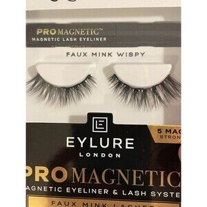 Eylure London Pro Magnetic Eye Lashes, Faux Mink Lashes with Magnetic Eye Liner